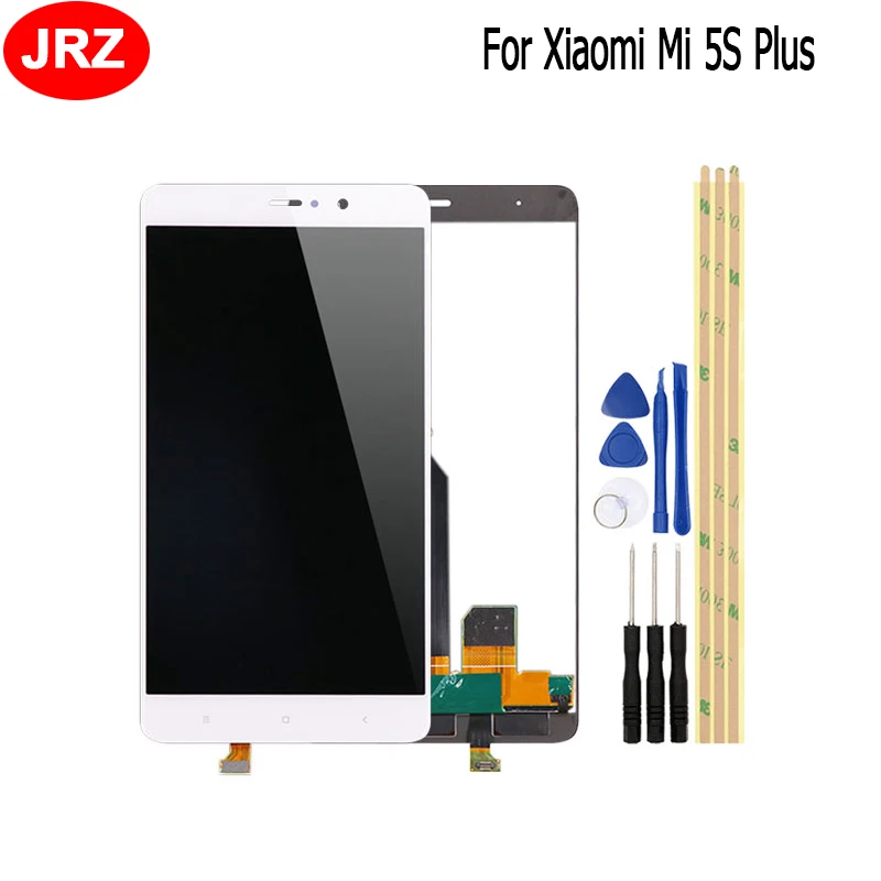 

JRZ For Xiaomi Mi 5S Plus LCD Display Touch screen Digitizer Assembly Replacement For Xiaomi Mi 5S Plus with Tools and 3M Tape