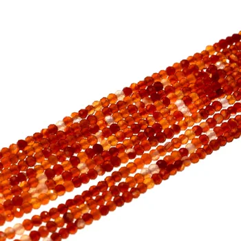 

Fashion diy 4mm rondelle faceted mix color orange carneline beads orange agat e beads full strand