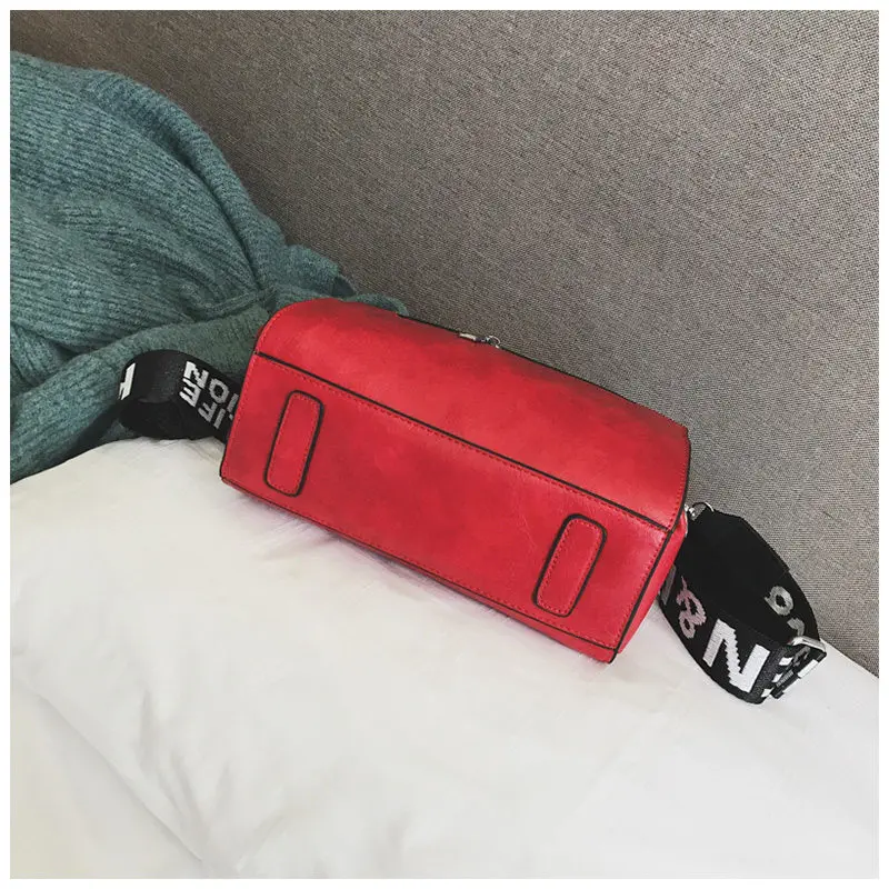 Bolso de hombro de mujer VOLESS bolso de mano de moda carta decoración bolsas de asas de correa ancha bandolera para mujeres saco A principal