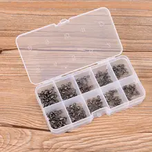 100 шт./лот рыболовные Вертлюги 3-Ходовой Поворотный шарнир крест он-лайн Вращающийся шарнир для рыбалки аксессуары для ванной комнаты с ящик для рыболовных принадлежностей футляр для хранения