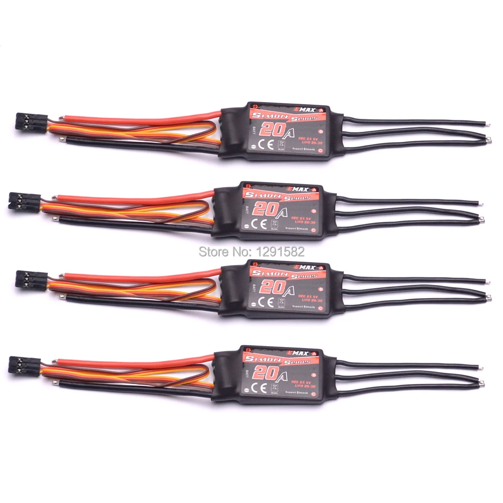 

20A SimonK ESC Brushless Speed Control for QAV250 Quadcopter Multicopter