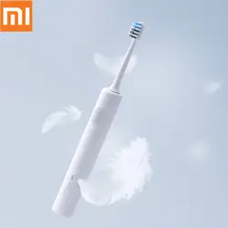 Xiaomi Mijia звуковая электрическая зубная щетка ультразвуковая щетка отбеливание зубов Вибратор Беспроводная гигиена полости рта щетка для