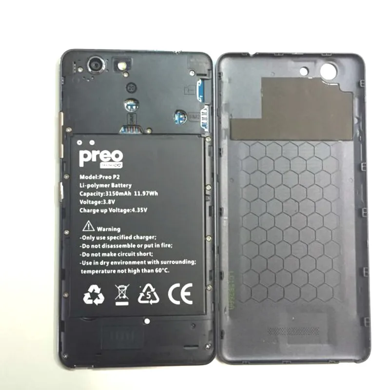 Батарея 3150 mAh для батареи мобильного телефона Preo P2|Аккумуляторы мобильных