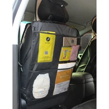 Многофункциональная карманная сумка для хранения на заднем сиденье автомобиля, водонепроницаемый протектор, автомобильные коврики с держателем, органайзер для хранения с пряжкой