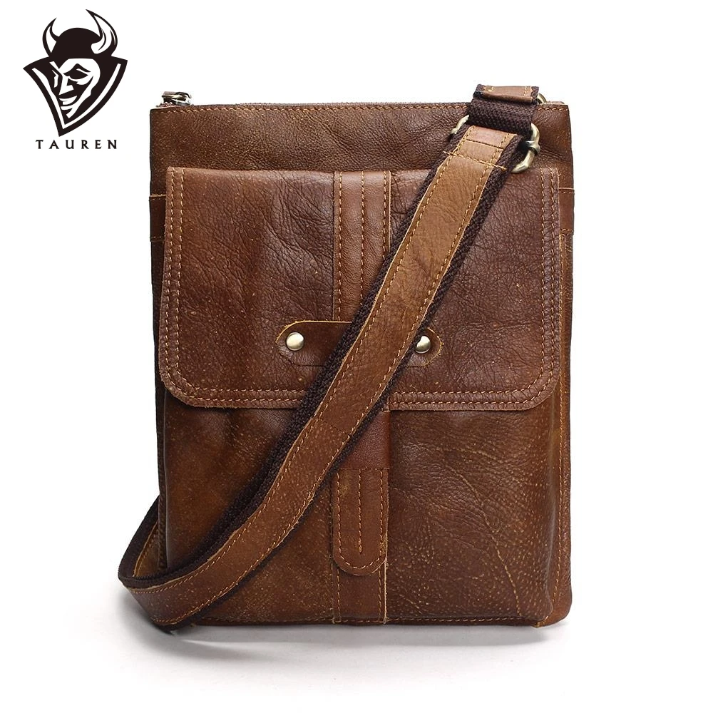 

New Arrivals Genuine Leather Bag Men Bags Men Messenger Bags Male Small Flap Vintage Leather Shoulder Crossbody Bags For Man