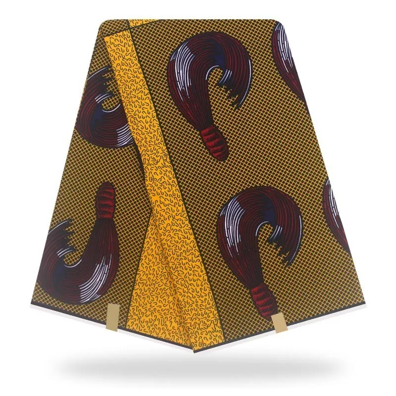 

Dutch Wax African Wax Veritable Ankara Fabric 2019 Latest African Fabric Print 100% Cotton Pagne Africain hot Wax Veritable