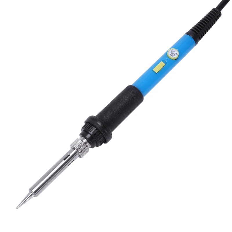 US Plug,60W 1100V Electric Soldering Iron Kit With Power Switch Adjustable Temperature Knob Welding Tool