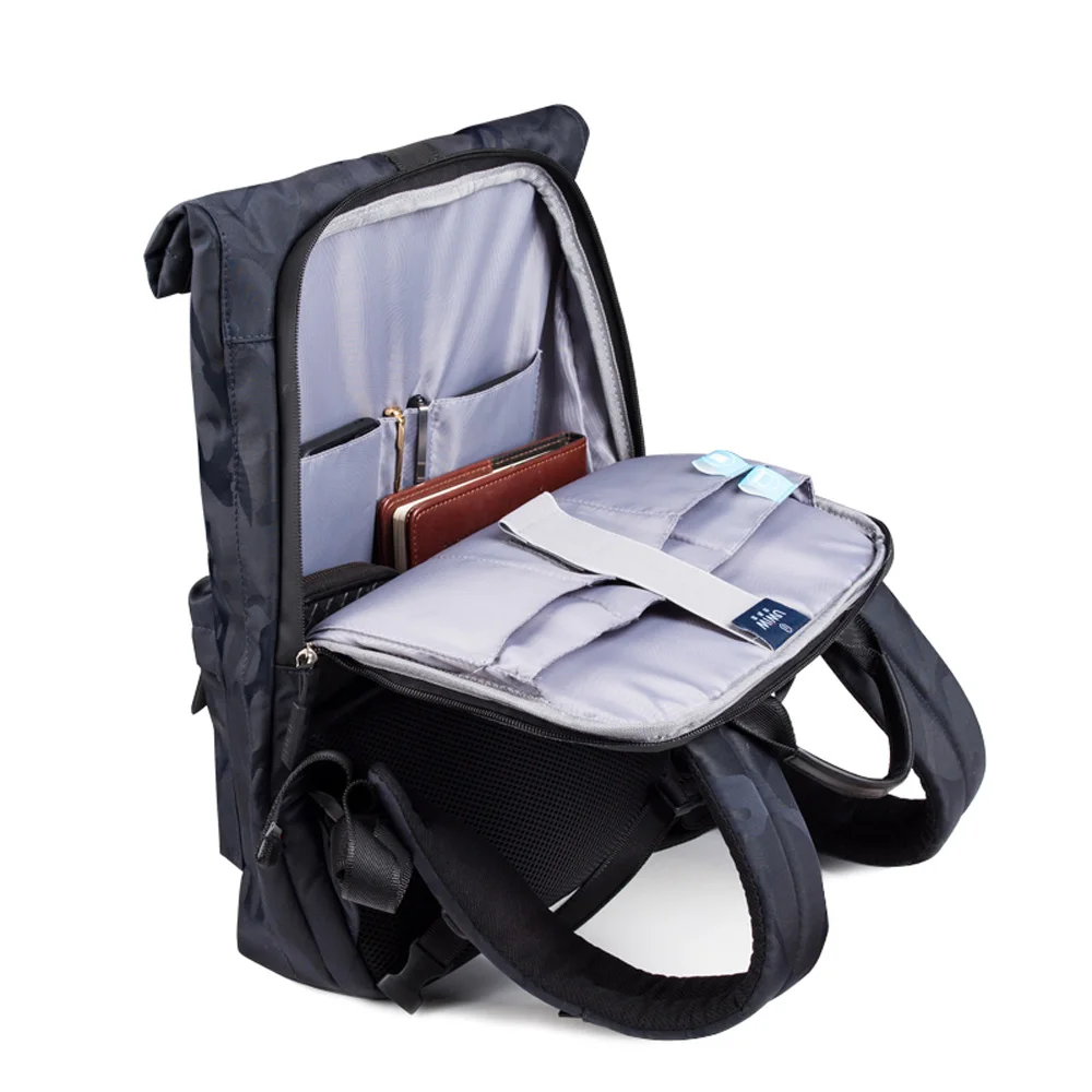 WIWU рюкзак для ноутбука 15 дюймов, школьные рюкзаки с защитой от краж, Мужская водонепроницаемая сумка для ноутбука 15,6, рюкзак для путешествий для девочек-подростков