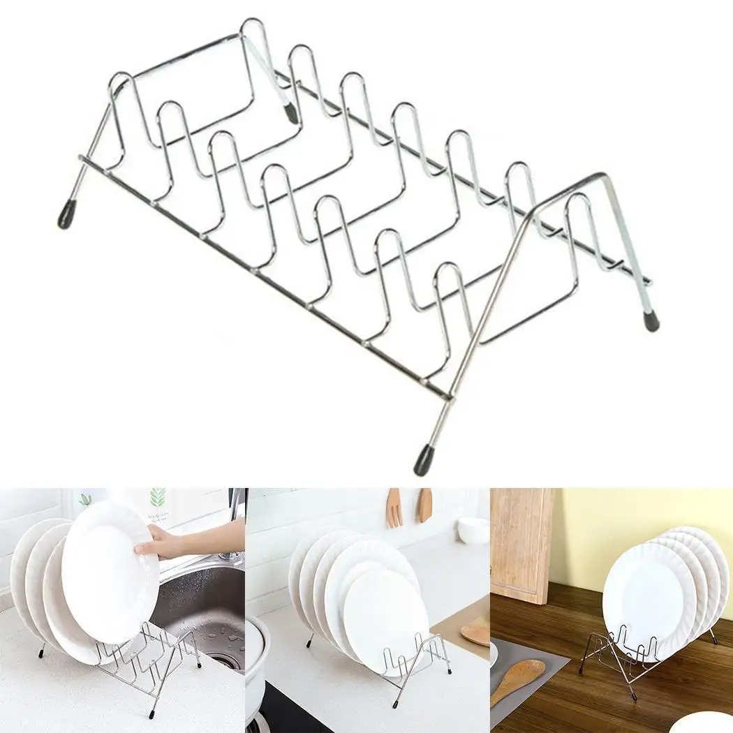

New Durable Modern and Stylish Stainless Steel Dish Silver 170g Rack for Kitchen