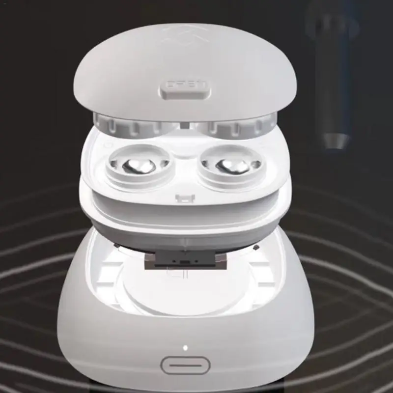  40 Kit de cuidado ocular de miopía lavadora eléctrica USB carga Auto silencio limpio cómodo y trans