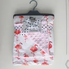 High Quality Baby Blanket Cartoon Flannel Fleece Flamingo Blanket Infant Bebe Swaddle Stroller Wrap For Newborn Bedding Blankets aibeile 2018 new high quality flannel baby blanket newborn super soft cartoon blankets 100 110 cm for beds thick warm kid