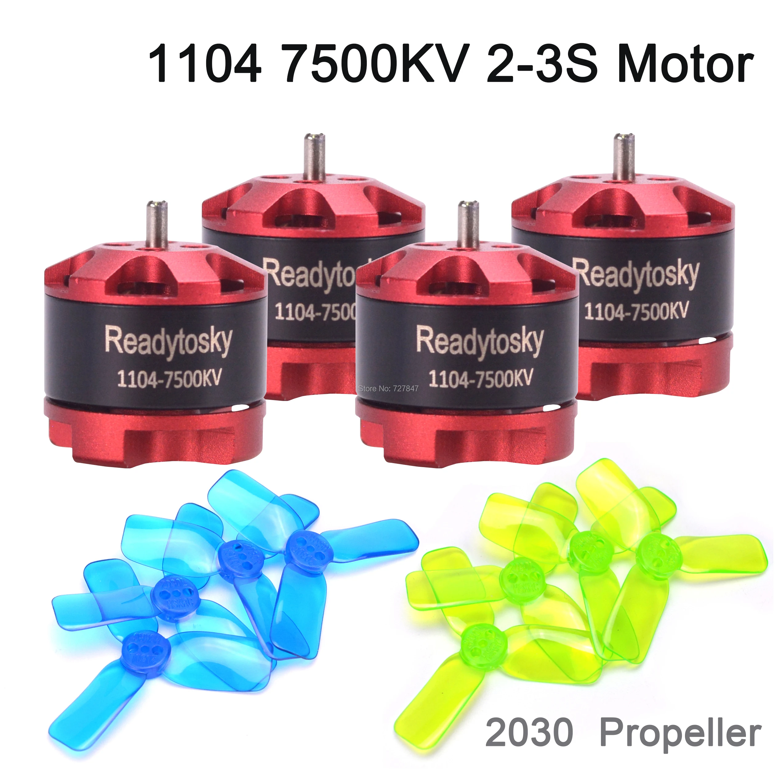 Новинка 1104 7500kv 2-3s миниатюрный бесщёточный электродвигатель 2030 пропеллер для RC 80 90 100 мм 120 мм ELF 88 мм 88 мини мультироторный Дрон