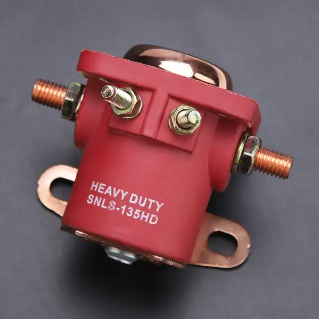 12v 4 Terminal Car Refit Heavy Duty Starter Solenoid Relay Switch For Ford Starter Car Truck