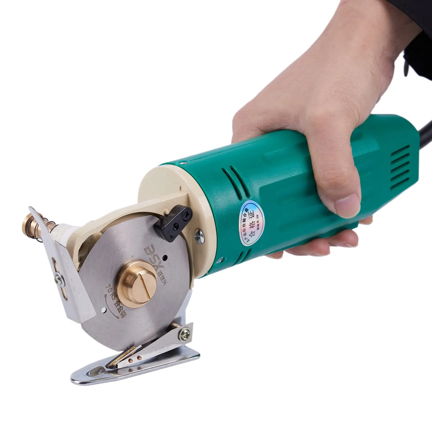 

Wd-2 70Mm 110V Electric Round Rotary Cutter Blade Knife Cutting Machine Cloth Cutting Machine Clothing Cutting Machine Us Plug