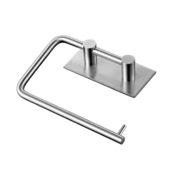 

1pcs Practical Stainless Steel Traceless Organizer Waterproof Paper Roll Holder Tissue Rack for Store Hotel Home