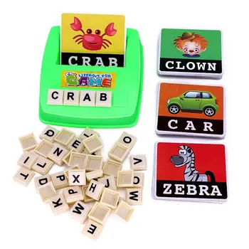 

Alphabet Letters Card Game Learning English Language ABC Children Educational Toys Early Learning Literacy Fun Montessori Toys