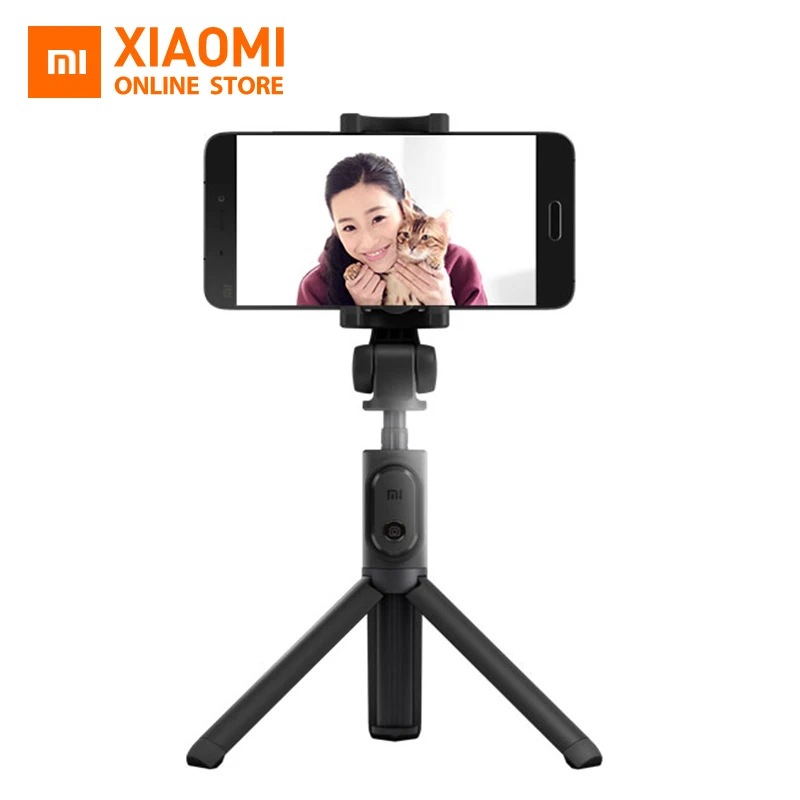 

Original Xiaomi Foldable Handheld Tripod Selfie Stick Monopod Selfiestick Bluetooth With Wireless Shutter For Android & Iphone