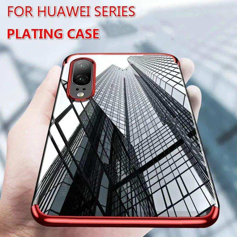 

Clear Soft TPU Case For Huawei Y7 Y9 Psmart 2019 P20 P30 Pro Lite Mate20lite Honor 10 9 8X lite 8C 7A View20 Silicone Back Case
