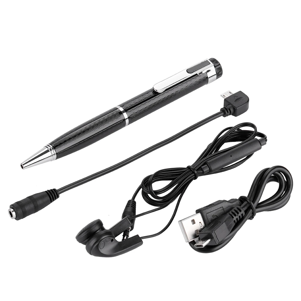 

New Pen-shaped Continuous 10-hour Digital Voice Recorder 192Kbps One-button Audio Recorder With MP3 Function