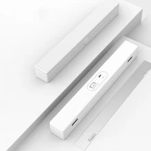 CLAITE портативный USB Перезаряжаемый светодиодный макияж зеркало передняя лампа PIR датчик движения ночник для шкафа стены