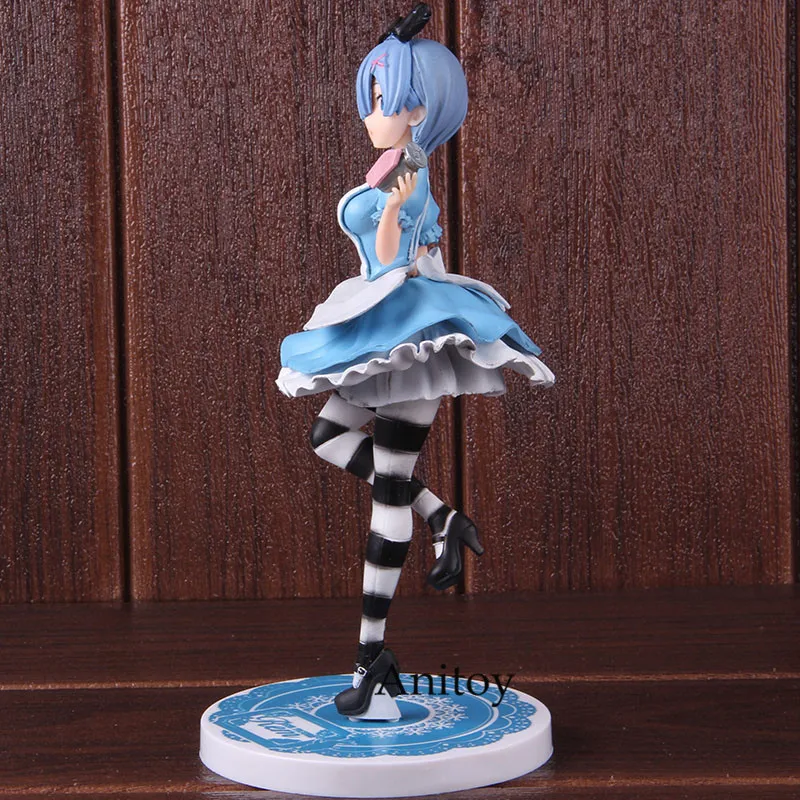 Anime Re:Life in a different world from zero Rem In Wonderland Figure New No Box