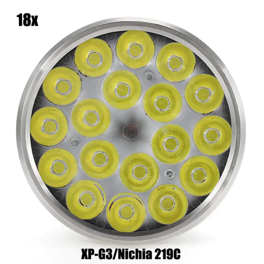 Astrolux 18x XP G3 Nichia 219C 12000LM фонарь супер яркий светодиодный вспышка светильник IPX 7