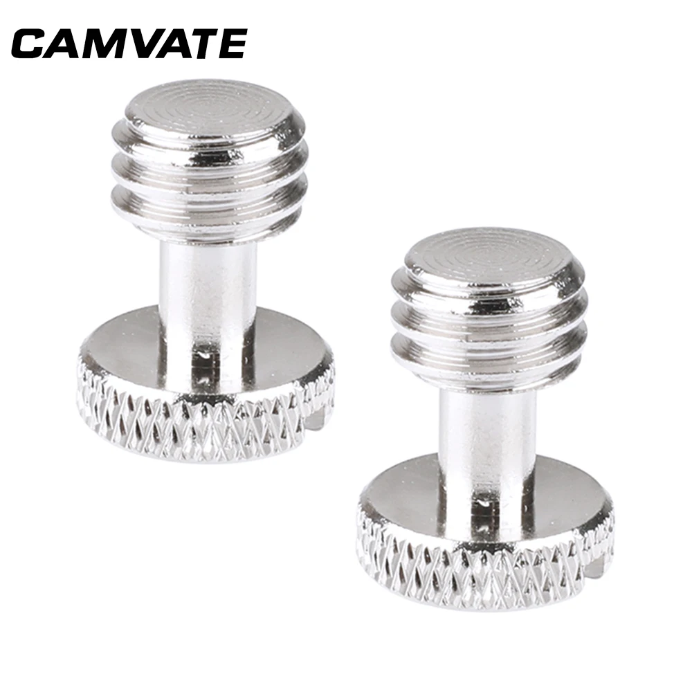 CAMVATE 3/8 &quot 16 шлицевой винт для камеры БЫСТРОРАЗЪЕМНАЯ пластина (2 шт.)