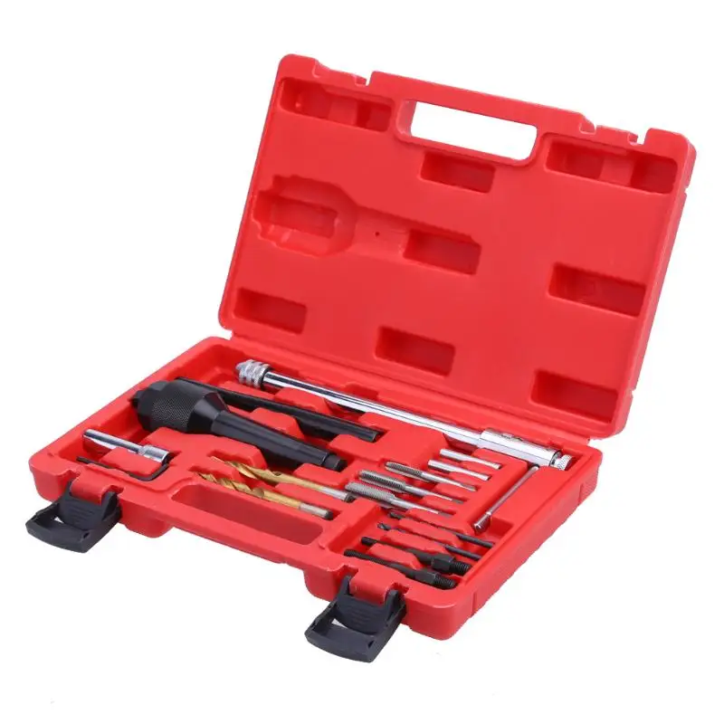 

Professional Damaged Glow Plug Removal Remover Tool Set Kit 8mm 10mm with Plastic Tool Box Storage
