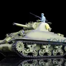 2,4 г Henglong 1/16 весы 6,0 поколения инфракрасная Боевая пластиковая версия M4A3 Шерман РТР радиоуправляемая модель танка 3898 TH12809