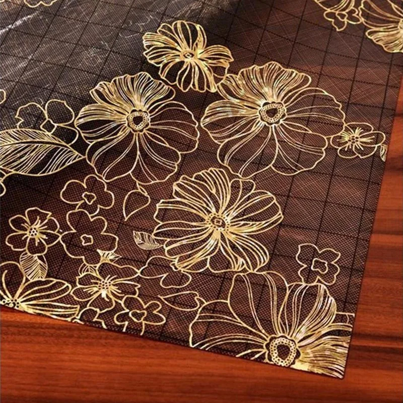LDAJMW PVC Waterproof Tablecloth Tablecloth Floor Mat With Pattern Kitchen Table Cover Tarpaulin Soft Glass Tablecloth 1.0 Mm