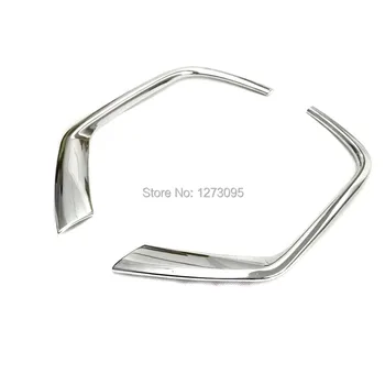 

For Jeep Compass 2017 2018 ABS Chrome Front Fog Light Lamp Cover Foglights Frame Trim Protector Exterior Car Styling Accessory