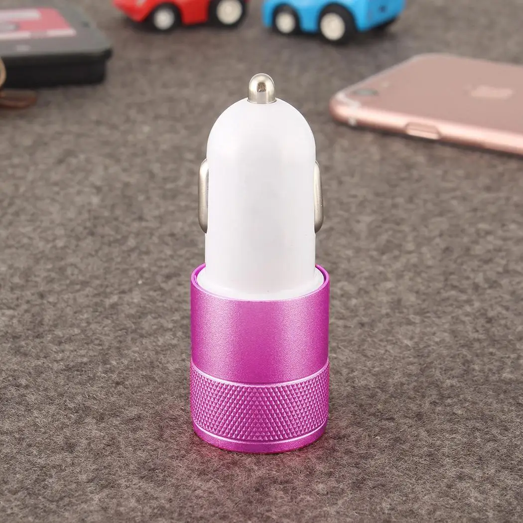 

General USB Dual 2 Port Adapter Socket ports Car Charger two devices at once, while the road. for Smart Phone