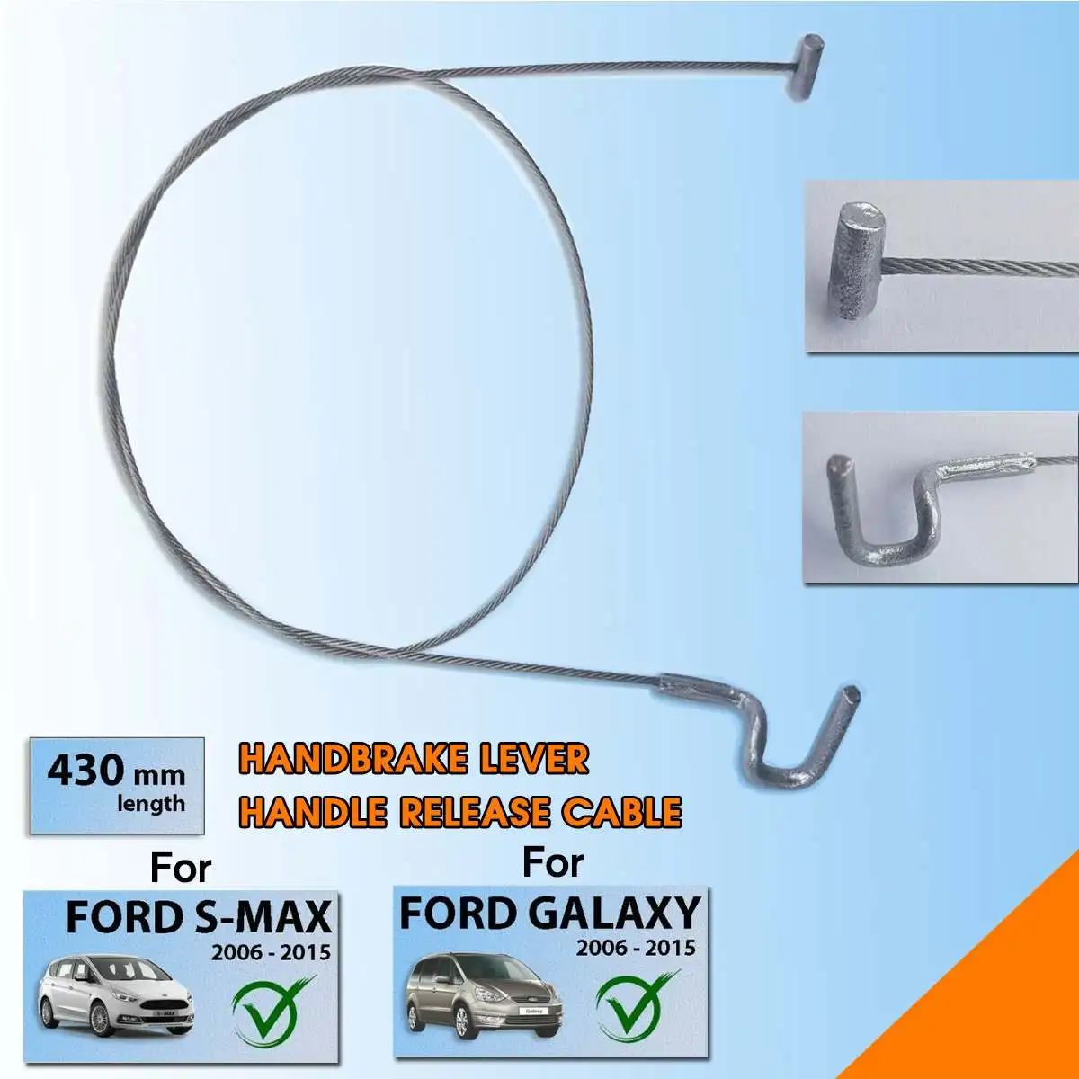 

For Ford for S-MAX /for Ford for GALAXY 2006-2015 Handbrake Handle/lever Release Cable