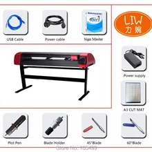 48 дюймов Двойные головки маркер режущий плоттер Камера авто с 1350 мм