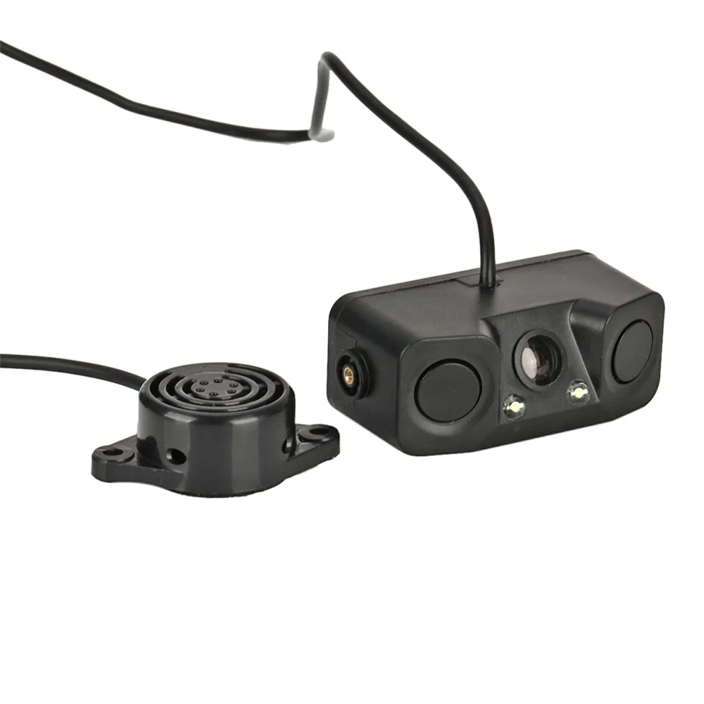 3 In 1 Video Rear View Car Reverse Reversing Parking Radar Sensor with