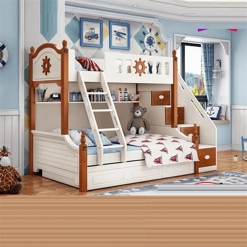 Deck Ranza Literas Set Letto A Castello Mobili Per La Casa Mueble De Dormitorio Cama Moderna bedroom Furniture Double Bunk Bed