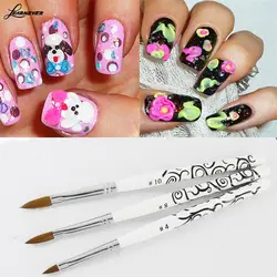 Съемная Nail Art акриловые колонковая кисть Соболь ногтей щетка 1 pc M02760