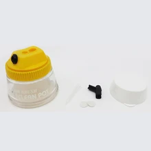 Мода-3 в 1 Аэрограф для очистки горшка сильная стеклянная Аэрограф Стенд станция Фильтры Очиститель