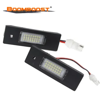 

1 Set/2 pcs 3528 SMD Car LED License Number Plate Light DC12V 24 Leds Trunk Lamp For BMW E81 E87 E63 E64 E89 Z4 F20 F21 DXY88