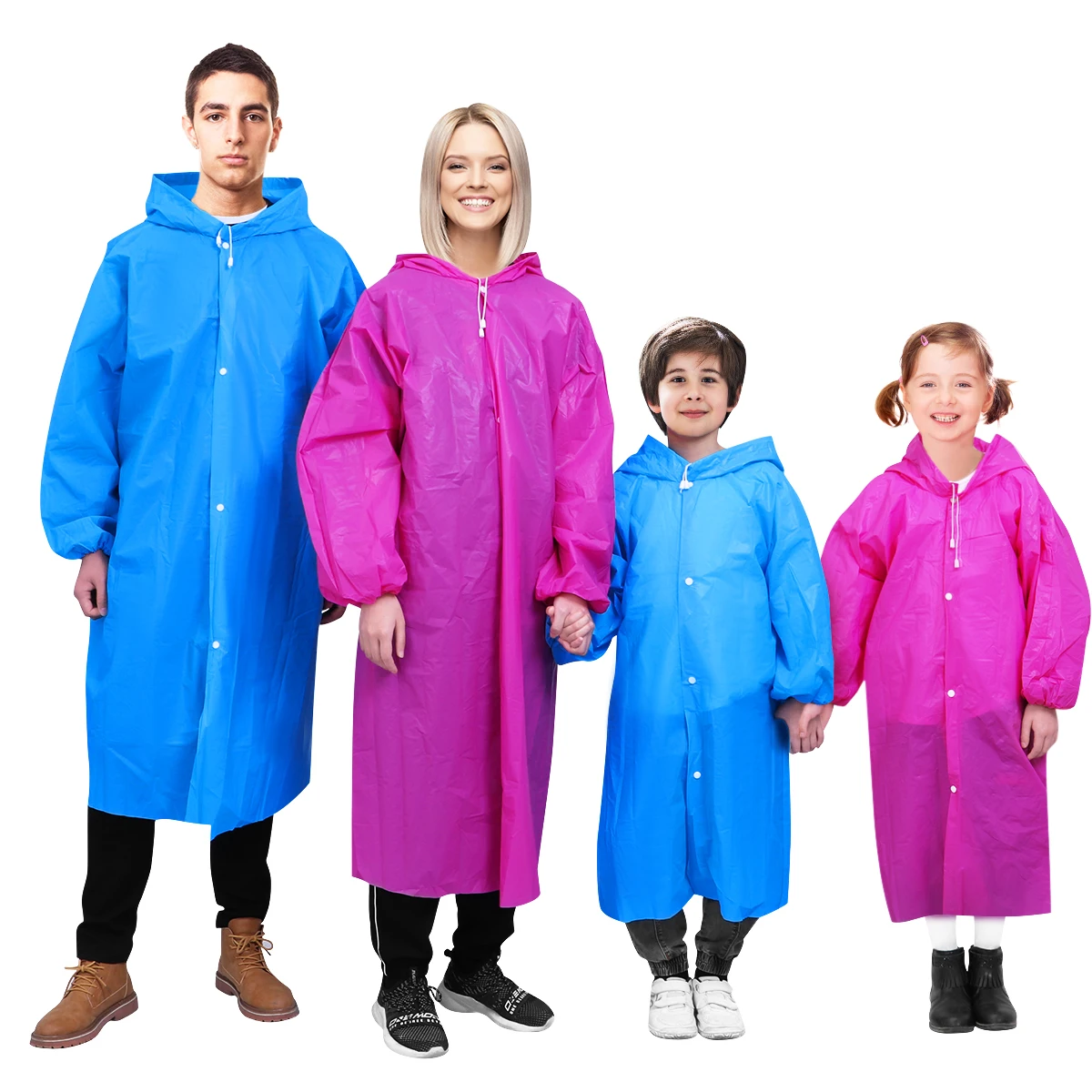 Raincoat Waterproof Poncho Reusable Plastic Adult Camping Festival Rain Coat top