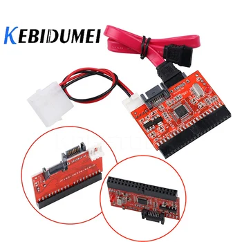 

KEBIDUMEI 2 In 1 SATA To IDE Adapter IDE To SATA Converter 40 Pin 2.5 Inch Hard Disk Driver 1.5 Gb For ATA 100 133 CD DVD Adapte