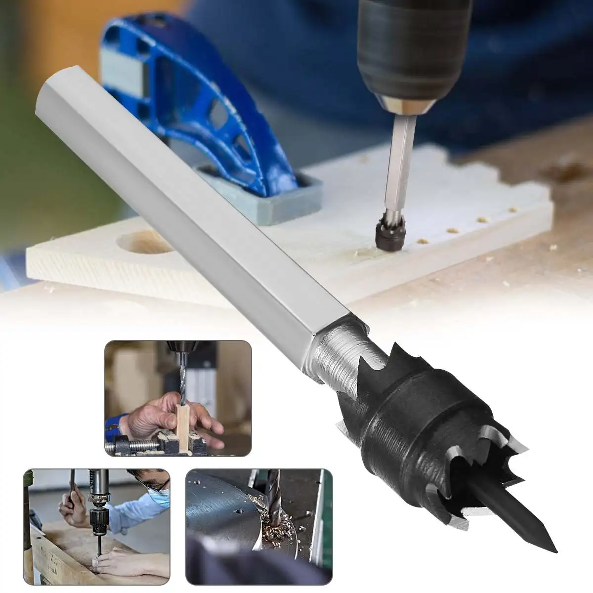 

Brand New 2Pcs 3/8'' HSS Double Sided Rotary Spot Weld Cutter Remover Sheetmetal Drill Bit