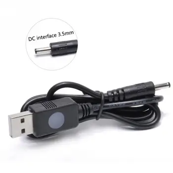 

80CM Lenth DC 3.5 mm Multi-function Headlamp LED Flashlight Charger Wire Computer USB Head Torch Charging Cable