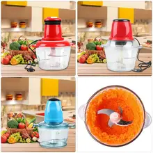 Электрическая мясорубка кухонный измельчитель кухонный блендер ЕС вилка из нержавеющей стали Электрический домашний кухонный комбайн кухонный инструмент