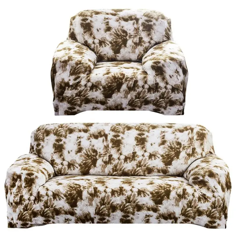 

Graffiti All-inclusive Couch Stretch Sofa Full Cover Slipcover Grey Green For Dining Room Kitchen Wedding Banquet Hotel Restaura