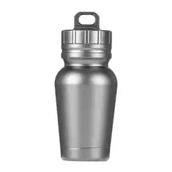 Алюминиевый сплав водостойкая канистра Медицина Pill Seal Capsule Bottle Container Открытый Кемпинг EDC инструмент
