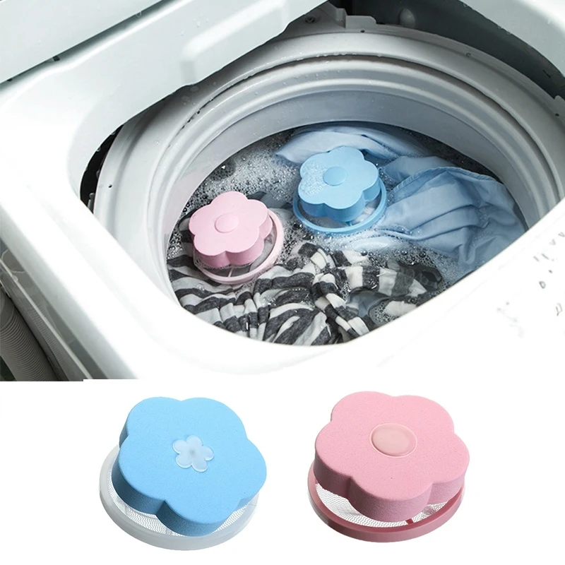 New Household Laundry Mesh Filter Bag Home Floating Pet Fur Lint Hair Catcher Debris Removal Net Cleaning | Дом и сад