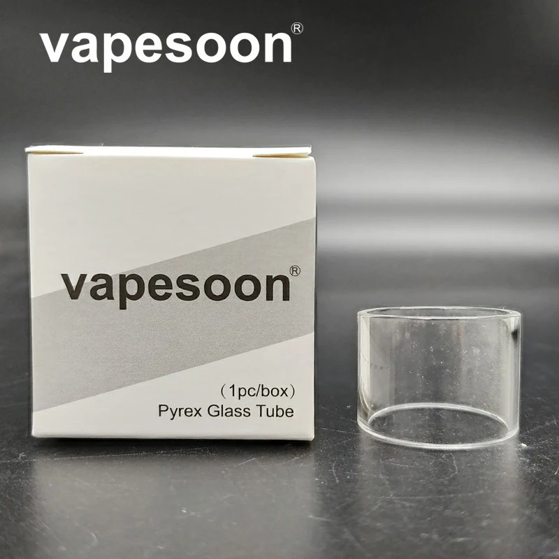 

Original vapesoon Replacement Pyrex Glass Tube for Cascade One Plus Se kit Atomizer 28mm cascade baby SE tank 6.5ml glass tube