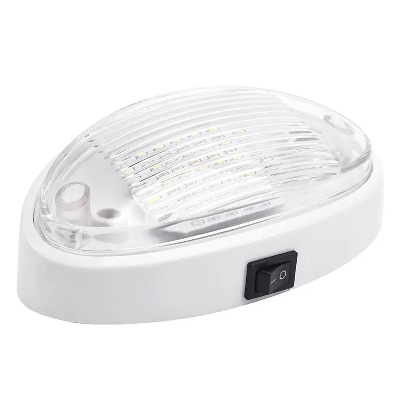 

Oval Ceiling Light 12V 24 LED Interior Roof Ceiling Reading Lamp RV Light For Camper Trailer Boat Yacht