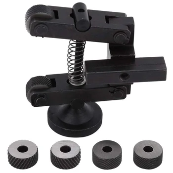 

BIFI-Knurling Tool, knurling Tool is Made of 45# Carbon Steel,Also Works with Any of The Quick Change Tool Posts,Black,1 x knu